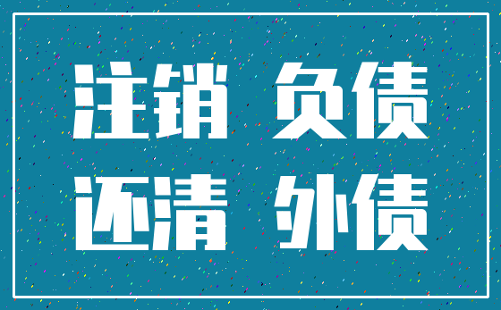 注销 负债_还清 外债