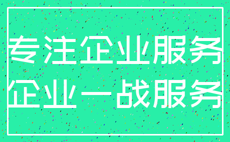 专注企业服务_企业一战服务