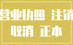 公司营业执照可以在网上注销吗