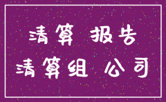 清算报告注销公司