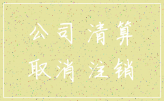 注销分公司会计资料