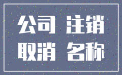 企业怎么注销公司名称