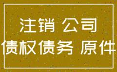 注销公司税务准备的资料