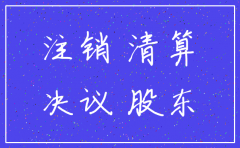 一个股东的股东会决议注销公司