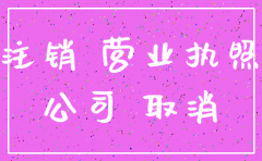 红盾网上怎么注销公司