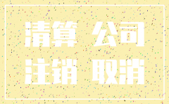 上海 公司注销 程序