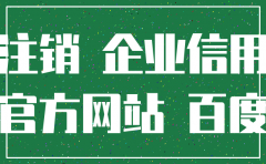 公司名称注销查