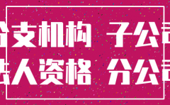 子公司注销变为分公司