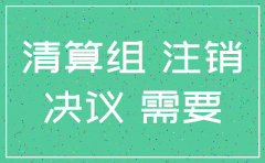 成立公司注销清算领导小组