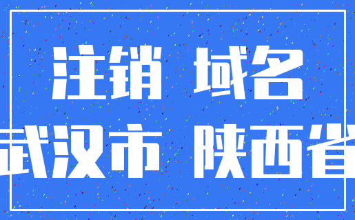 注销 域名_武汉市 陕西省