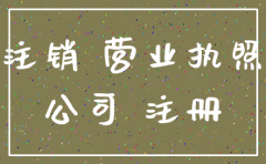 注销公司 对注册地