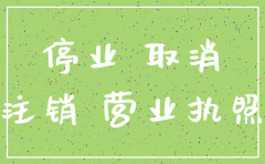 公司停 歇业及注销程序