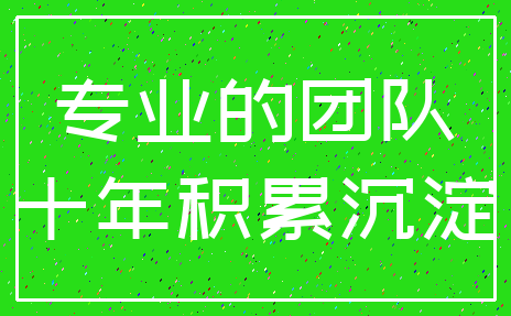 专业的团队_十年积累沉淀