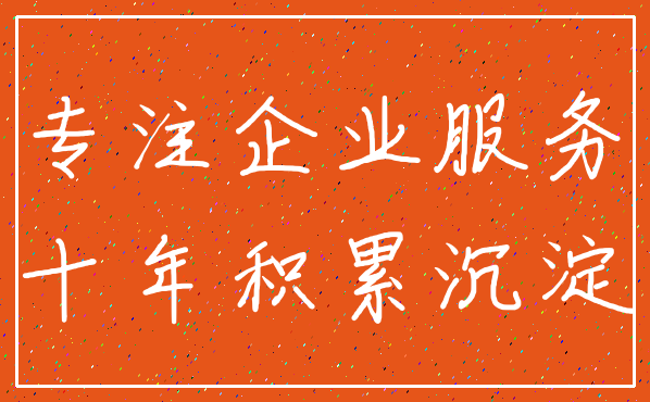 专注企业服务_十年积累沉淀