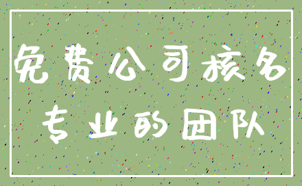 免费公司核名_专业的团队