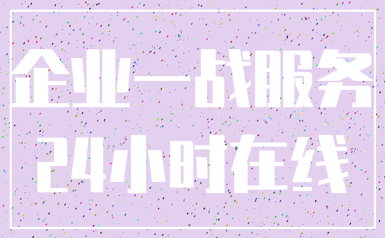 企业一战服务_24小时在线