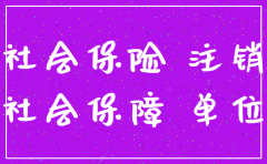 注销公司 缴社保