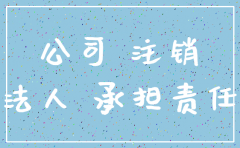 公司注销责任由谁承担