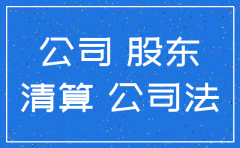 公司注销资产处置 股东