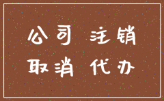 代办个人注册公司 注销