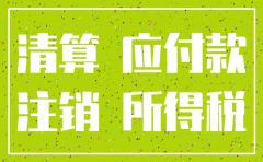 注销公司时有应付款