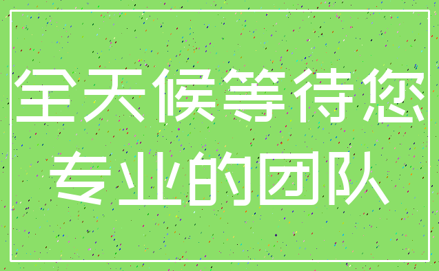 全天候等待您_专业的团队