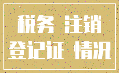 公司因长时间末税务注销的情况说明