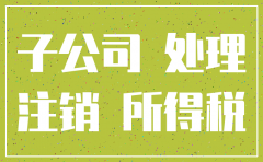 注销的分公司 合并