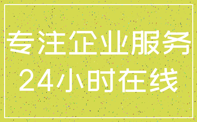 专注企业服务_24小时在线