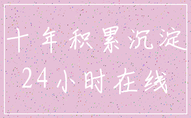 十年积累沉淀_24小时在线