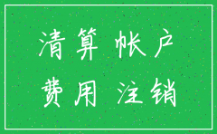 财务软件公司注销财务分录