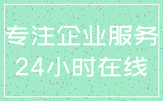 专注企业服务_24小时在线