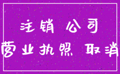 取消公司注销证明