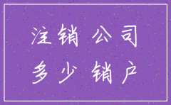扬州维扬公司注销费用多少