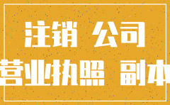 南京公司营业执照如何注销