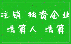独资企业公司注销决议