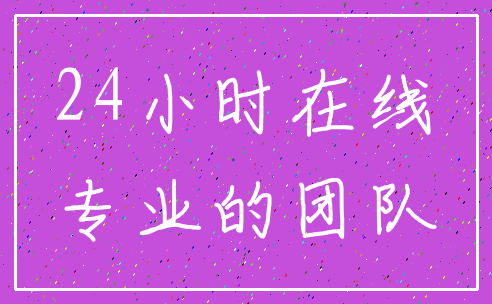 24小时在线_专业的团队
