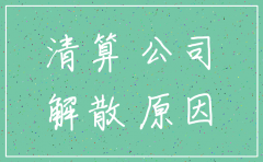 公司解散并注销的原因
