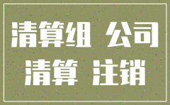 公司注销成立清算组文书