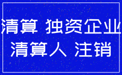 一人独资公司注销清算报告