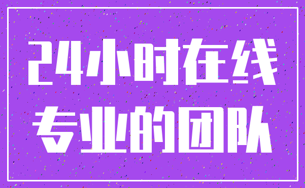 24小时在线_专业的团队