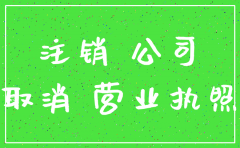 公司注销先注销