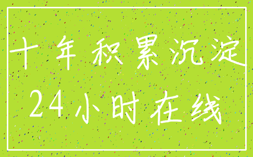 十年积累沉淀_24小时在线