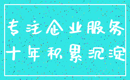 专注企业服务_十年积累沉淀