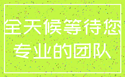 全天候等待您_专业的团队