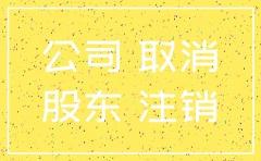 注销公司两个股东