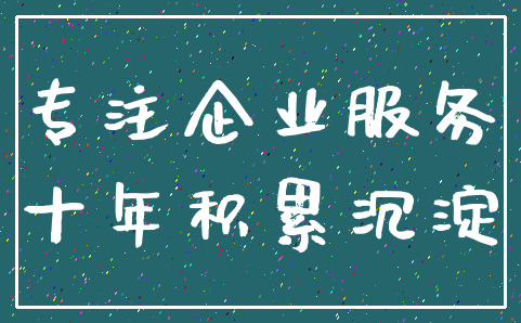 专注企业服务_十年积累沉淀