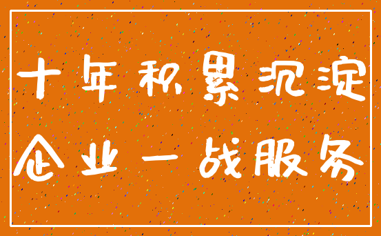 十年积累沉淀_企业一战服务