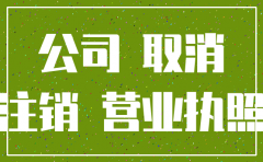 已注册的公司注销