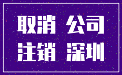 深圳公司怎么简易注销